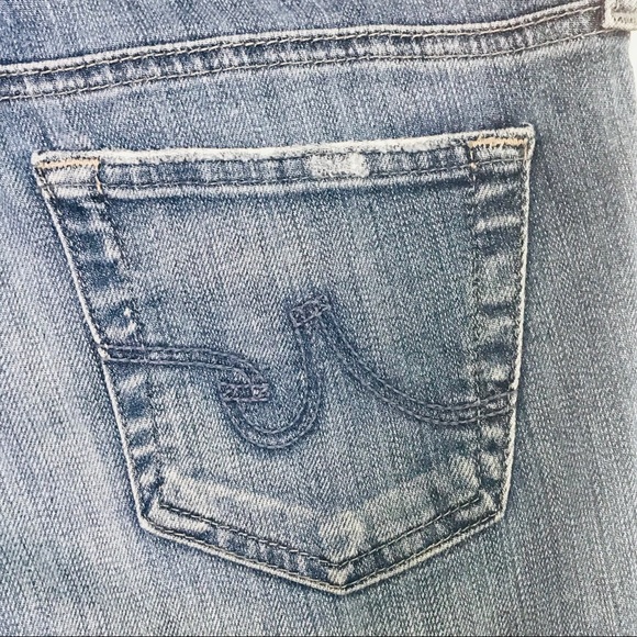 AG Adriano Goldschmied The Legging Super Skinny Ankle Jeans Sz 27 Distressed - Picture 7 of 14